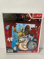 Puzzle - Trefl Puzzle magnetyczne STAR WARS 90909 NA LODÓWKĘ TABLICĘ - miniaturka - grafika 1