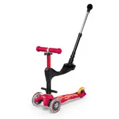 Hulajnogi - Mini Micro 3 w 1 Deluxe Plus rubinowa czerwień - miniaturka - grafika 1