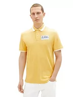 Koszulki męskie - TOM TAILOR Męska koszulka polo 1036340, 16719-Corn Yellow, L, 16719 - żółty kukurydziany, L - miniaturka - grafika 1