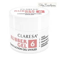 Żele do paznokci - Claresa Żel budujący Rubber żel 6 90g - miniaturka - grafika 1