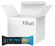 Pozostały sprzęt i akcesoria do ćwiczeń - Opakowanie batoników proteinowych Olimp I'M PRO Protein Bar Yummy Cookie 40 g x 15 sztuk (5901330094422) - miniaturka - grafika 1