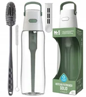 Butelki filtrujące - Butelka Dafi Solid 0,7 szałwiowa + szczoteczka silikonowa czyścik do rurek - miniaturka - grafika 1