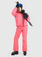 Spodnie narciarskie - 4F Spodnie narciarskie membrana 15000 damskie - różowe XS - miniaturka - grafika 1