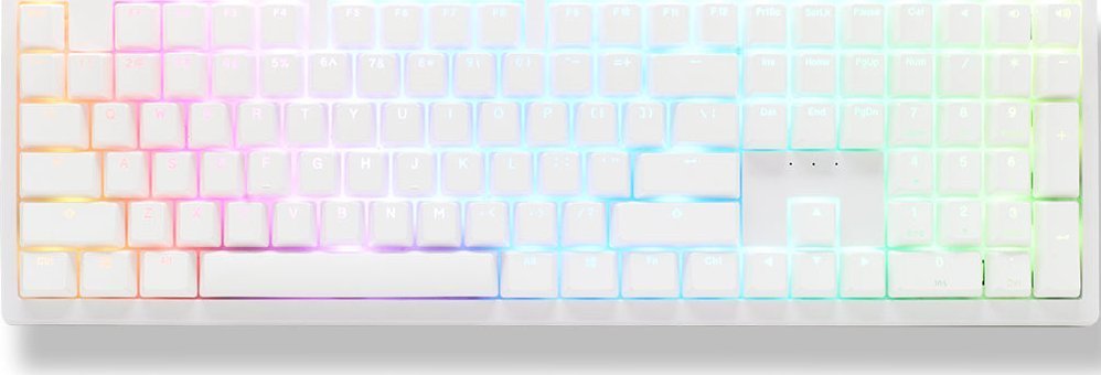 Ducky Zero 6108 Pure White Wireless Gaming Tastatur - MX2A Speed-Silver US DKZE2408ST3-CPUSPDOECL2WW1