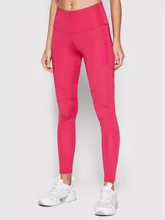 Spodnie damskie - EA7 Emporio Armani Legginsy 8NTP59 TJ1RZ 1410 Różowy Slim Fit - grafika 1
