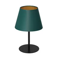 Lampy stojące - Luminex Arden 3559 Lampa stołowa lampka 1x60W E27 czarny/zielony/złoty - miniaturka - grafika 1