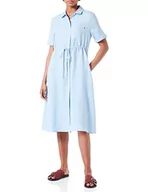 Sukienki - Tommy Hilfiger Damska sukienka letnia, Vessel Blue, 36 - miniaturka - grafika 1