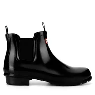 Buty dla dziewczynek - Kalosze Hunter JFS6000RGL-BLK Czarny - miniaturka - grafika 1