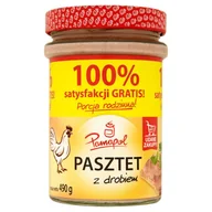 Pasztet i przetwory mięsne - Pamapol Pasztet z drobiem 490 g - miniaturka - grafika 1