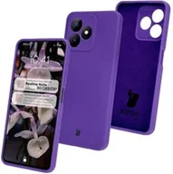 Etui i futerały do telefonów - Bizon Silikonowe etui Soft Case do Realme Note 50 / Realme C53 / C51, fioletowe - miniaturka - grafika 1