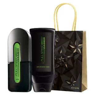 Avon, Full Speed Gamer, zestaw kosmetyków, 2 szt. + torebka - Zestawy perfum unisex - miniaturka - grafika 1