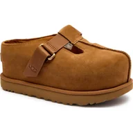 Klapki i japonki damskie - UGG Skórzane mule Goldenstar Hi - miniaturka - grafika 1