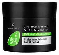 Kosmetyki i akcesoria do pielęgnacji brody - LR Health & Beauty AV Men´s Essentials 2in1 Balsam do stylizacji włosów i brody - miniaturka - grafika 1