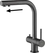 Baterie kuchenne - Bateria BLUE WATER APALA 4-WAY gun metal (GRAFIT INOX) (BW-5901730617801) - miniaturka - grafika 1