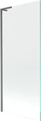 Parawany nawannowe - Mexen Next L parawan nawannowy 1-skrzydłowy 80 x 150 cm, transparent, gun gray szczotkowany - 895-080-000-03-00-66 - miniaturka - grafika 1