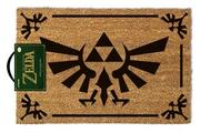 Dekoracje domu - Wycieraczka pod drzwi The Legend of Zelda (TRIFORCE BLACK) (60x40 cm) / THE LEGEND OF ZELDA (TRIFORCE BLACK) DOORMAT - miniaturka - grafika 1