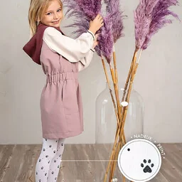 Dziewczęce rajstopy z mikrofibry Knittex z łapkami 40 DEN Ginny Białe - Rajstopy dziecięce - miniaturka - grafika 1
