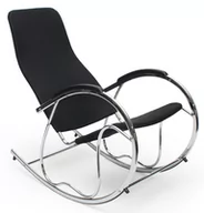 Fotele - Fotel bujany PROFEOS Belix, czarny, 97x55x99 cm - miniaturka - grafika 1