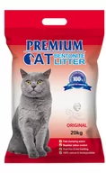 Żwirek dla kotów - Premium Cat Żwirek Bentonitowy Zbrylający - Naturalny dla kota 20kg - miniaturka - grafika 1