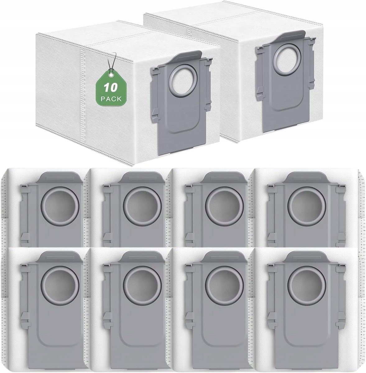 SYNTETYCZNE WORKI DO ODKURZACZA ROBOROCK S8 MAX V ULTRA ZESTAW 10 SZTUK