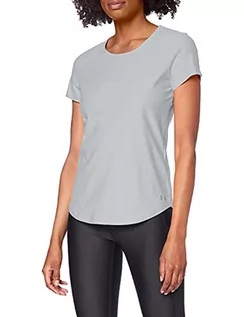 Koszulki i topy damskie - Under Armour Vanish Ss damska koszulka z krótkim rękawem Mod Grey/Tonal XS - grafika 1