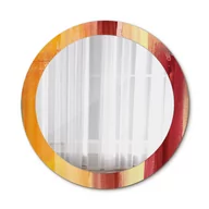Lustra - Nowoczesne Okrągłe Lustro Abstrakcyjny obraz 80cm - miniaturka - grafika 1