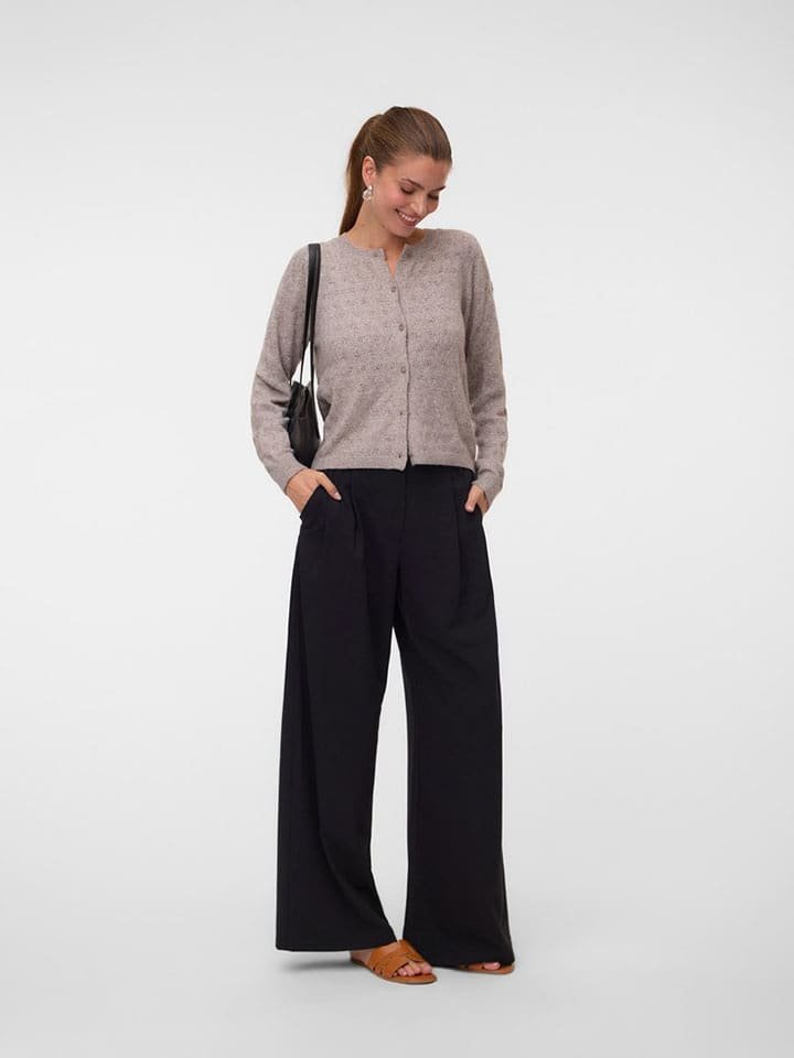 Vero Moda Kardigan w kolorze szarobrązowym