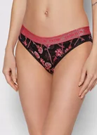 Majtki damskie - CALVIN KLEIN MAJTKI DAMSKIE FIGI CZARNE WE WZÓR S 0Z5E1_B* TIA - miniaturka - grafika 1