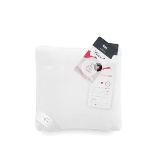 Poduszka puchowa AMZ Puch 60%, Rozmiar - 70x80, Kolor - różowy, Poduszka - 1-komorowa  - Poduszki - miniaturka - grafika 1