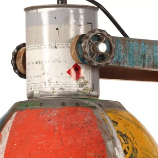 Lumarko Industrialna lampa wisząca, 25 W, kolorowa, 111 cm, E27! - Lampy sufitowe - miniaturka - grafika 6