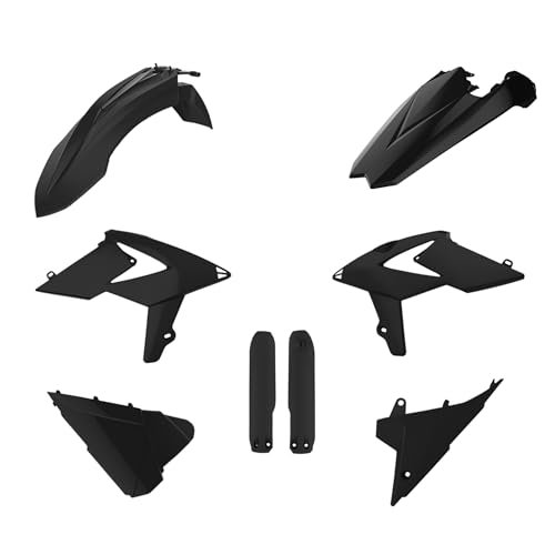 POLISPORT 91556 - kompletny zestaw z tworzywa sztucznego (z osłoną widelca) BETA czarny