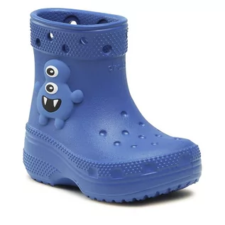 Buty dla chłopców - Kalosze Crocs Crocs Classic I Am Monster Boot T 209144 Blue Bolt 4KZ - grafika 1