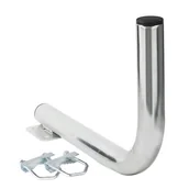 Uchwyty i mocowania do anten satelitarnych - Libox Uchwyt antenowy balkonowy górny z cybantami 30 cm - miniaturka - grafika 1