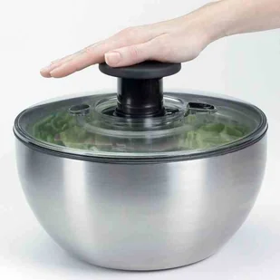 OXO Salad Spinner ze stali nierdzewnej 1071497 - Pozostałe akcesoria kuchenne - miniaturka - grafika 5