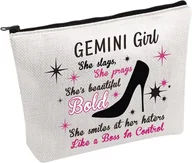 Kosmetyczki, organizery i kuferki - Kosmetyczka damska znak zodiaku bliźnięta - miniaturka - grafika 1