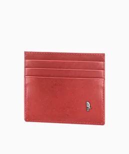 PUCCINI Czerwone skórzane etui na karty - Etui na klucze - miniaturka - grafika 1