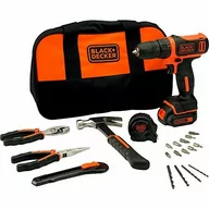 Wiertarki - Black&Decker Cordless Drill BDCDD12HTSA - miniaturka - grafika 1