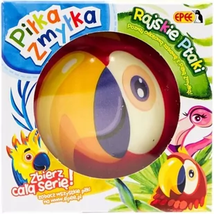 Piłka Zmyłka Rajskie Ptaki Papuga Rita Ara Gadułka - Piłki dla dzieci - miniaturka - grafika 1