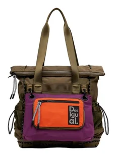 Desigual Women's Accessories nylonowy plecak Big, zielony, jeden rozmiar - Torebki damskie - miniaturka - grafika 1