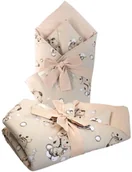 Rożki i beciki - Neno Mila 2 Rożek Niemowlęcy 75x75 Bawełna Antyalergiczny - miniaturka - grafika 1