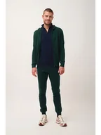 Swetry męskie - Just Cashmere Kaszmirowy kardigan "Elliot" w kolorze ciemnozielonym - miniaturka - grafika 1