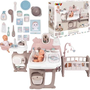 SMOBY Baby Nurse Duży Kącik Opiekunki dla Lalki - Akcesoria dla lalek - miniaturka - grafika 1