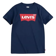 Sukienki - Levi's Kids Koszulka chłopięca Lvb S/S Batwing Tee, Sukienka Blues, 6 miesi?cy - miniaturka - grafika 1