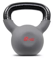 Kettlebell - Hop-Sport, Odważnik kettlebell żeliwny, 8kg, szary - miniaturka - grafika 1