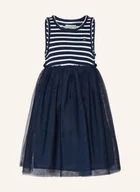 Sukienki - Tommy Hilfiger Sukienka Z Mieszanki Materiałów blau - miniaturka - grafika 1