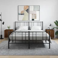 Szafki nocne - vidaXL Szafki nocne, 2 szt., brązowy dąb, 40x40x50 cm - miniaturka - grafika 1