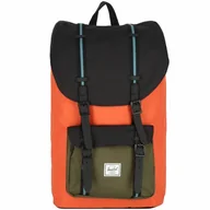 Torby na laptopy - Herschel Little America Plecak 50 cm Komora na laptopa chili black ivy green storm blue - miniaturka - grafika 1