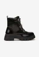 Botki damskie - Czarne Botki Kotal - miniaturka - grafika 1