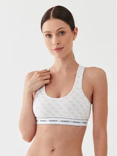 Guess Biustonosz top Carrie O97C01 KBOE1 Biały - Biustonosze - miniaturka - grafika 1
