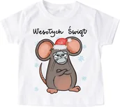 Koszulki dla dziewczynek - Koszulka świąteczna dla dziecka - miniaturka - grafika 1